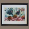 admiral butterflies filled primed acryl painting