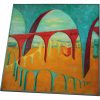 four bridges painting fantasy canvas oil